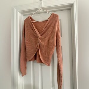 Hollister Reversible Sweater in Pink